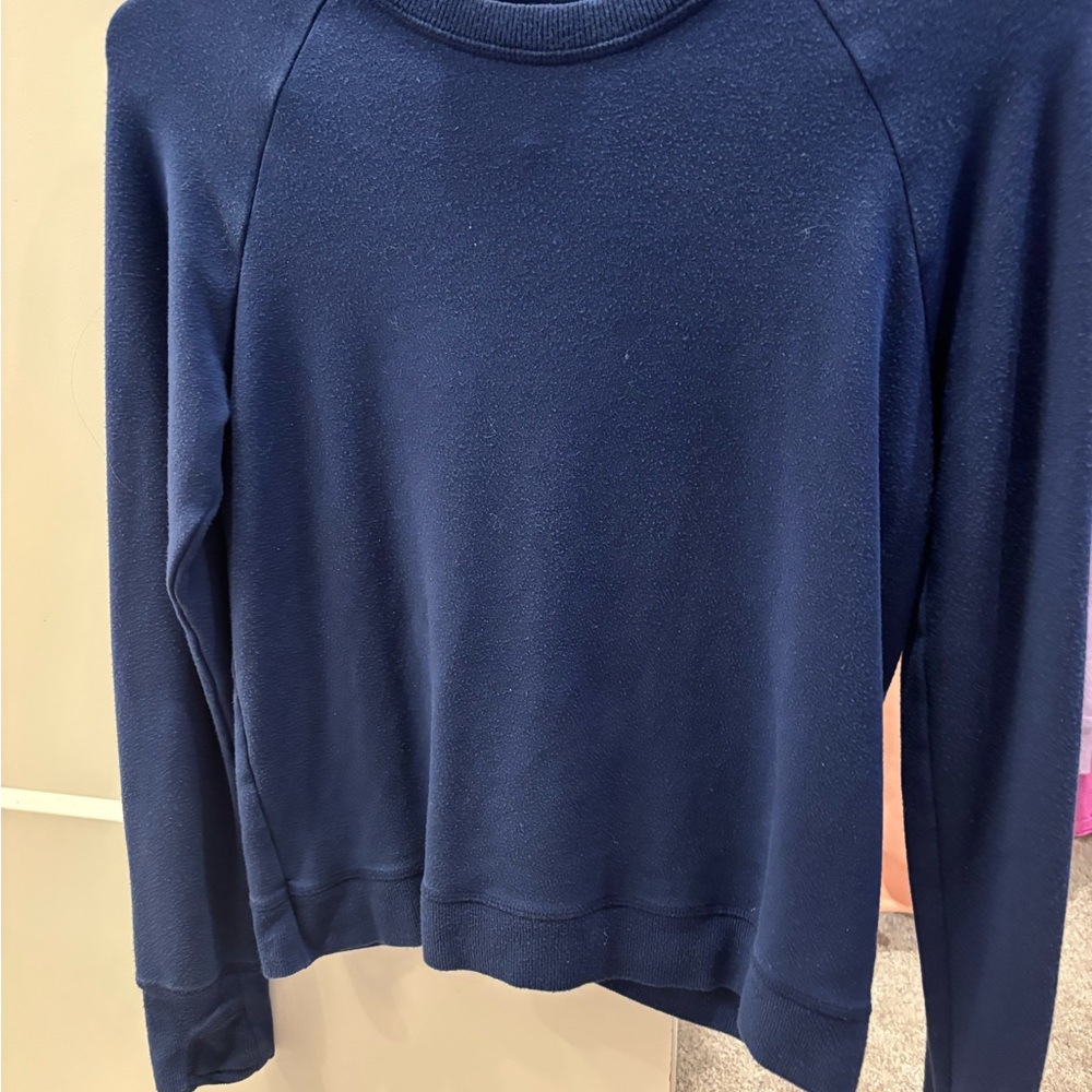 Athleta girl navy crewneck
